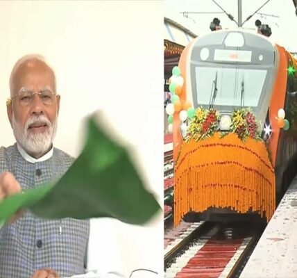 PM Modi flagged off six Vande Bharat trains including Tata Nagar - Patna through video conferencing