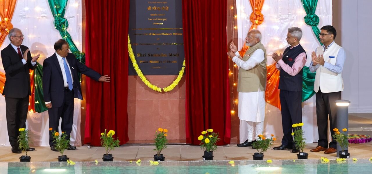 PM Modi inaugurates new chancery complex of Indian High Commission in Brunei today