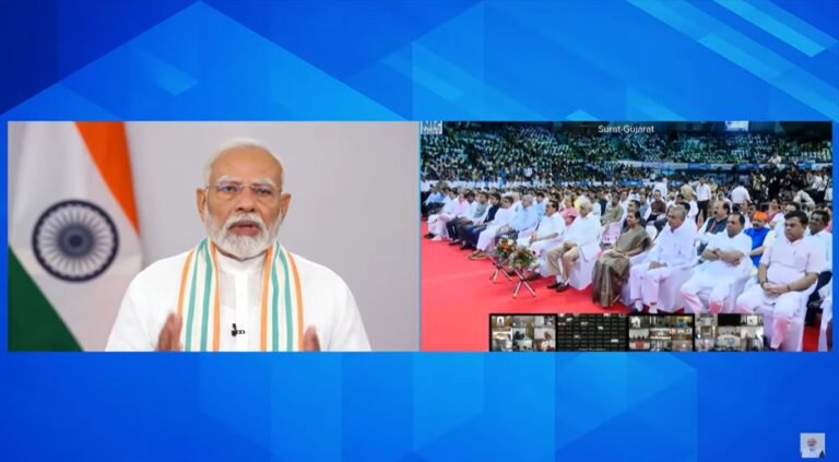 प्रधानमंत्री मोदी ने वीडियो कॉन्फ्रेंसिंग के जरिए ‘जल संचय जन भागीदारी’ पहल की शुरुआत की