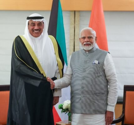 PM Modi meets Crown Prince of Kuwait Sheikh Sabah Khalid Al-Hamad Al-Mubarak Al-Sabah in New York