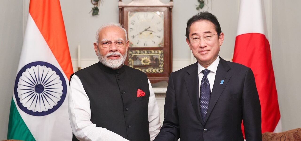 PM Modi meets Japanese PM Fumio Kishida on the sidelines of Quad Summit in Delaware