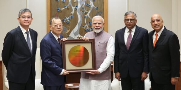 PM Modi meets leadership team of Tata Sons and PSMC; discusses semiconductor manufacturing projects