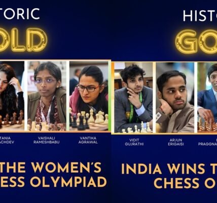 PM Modi praised the Indian team for winning gold in both the open and women's categories in the 45th Chess Olympiad