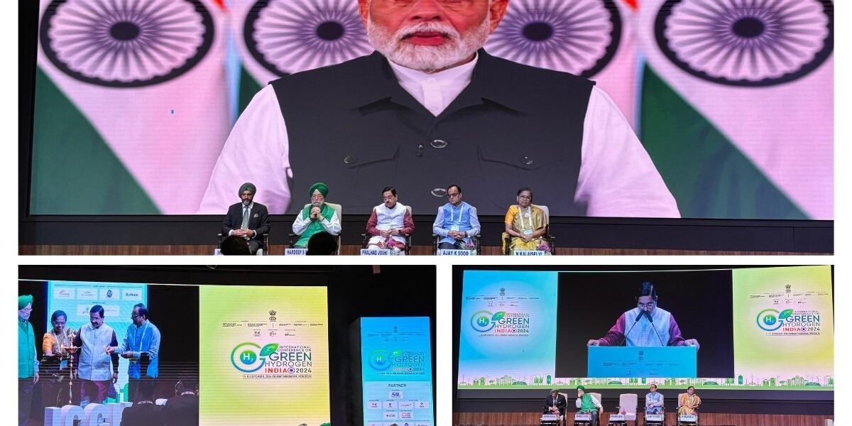 PM Modi today inaugurated the 2nd International Conference on Green Hydrogen (ICGH-2024) in Delhi through video message
