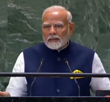 PM Narendra Modi addresses the Summit of the Future at the United Nations General Assembly in New York