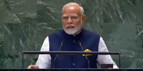 PM Narendra Modi addresses the Summit of the Future at the United Nations General Assembly in New York