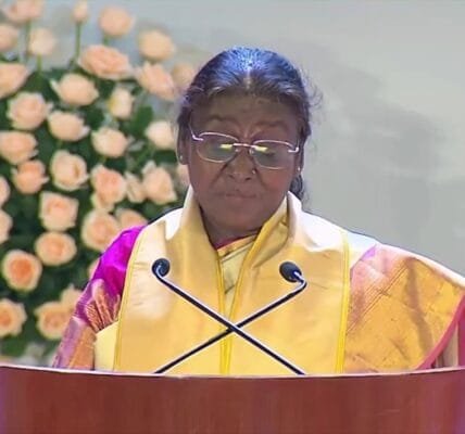 President Draupadi Murmu addressed the 10th convocation of Dr. Ram Manohar Lohia Hospital