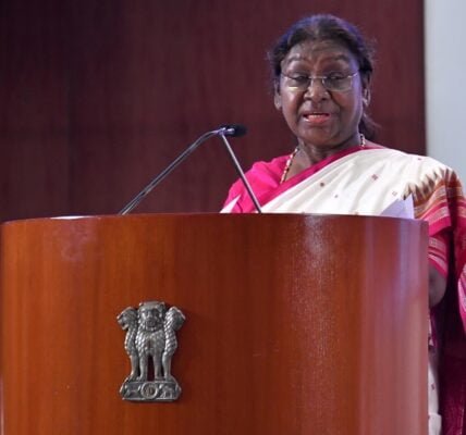 President Draupadi Murmu attended the closing session of the National District Judiciary Conference