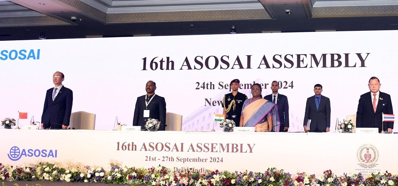President Draupadi Murmu attended the inaugural ceremony of the 16th Asian Organisation of Supreme Audit Institutions Assembly