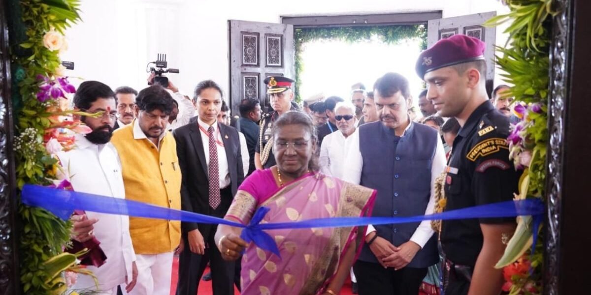 President Draupadi Murmu inaugurated Vishva Shanti Buddha Vihar in Maharashtra