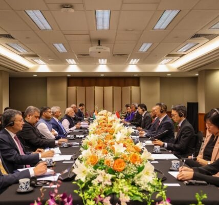 Prime Minister Narendra Modi met Prime Minister of Singapore Lawrence Wong today