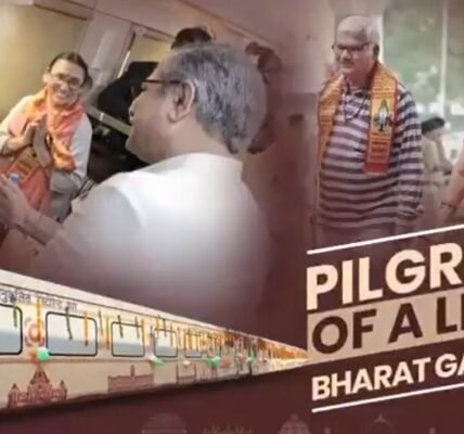 Railway Minister Ashwini Vaishnav flagged off the India-Nepal Maitri Yatra tourist train from Hazrat Nizamuddin Railway Station in New Delhi