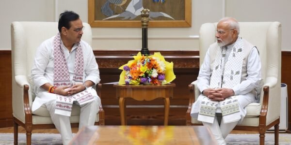 Rajasthan CM Bhajan Lal Sharma met PM Narendra Modi today