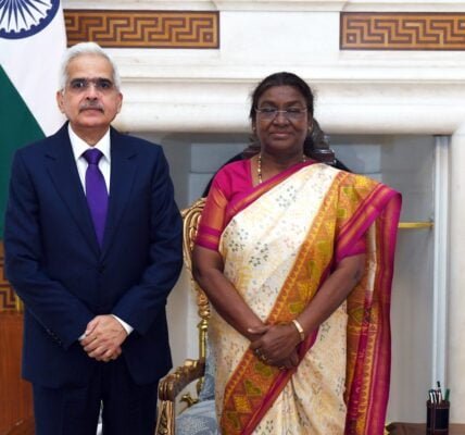 Reserve Bank Governor Das met President Murmu