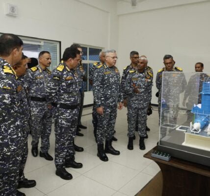 Submarine Escape Training Facility- Vinetra inducted into Navy at Visakhapatnam