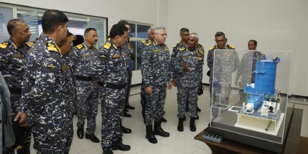 Submarine Escape Training Facility- Vinetra inducted into Navy at Visakhapatnam