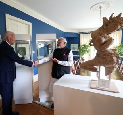 US returns 297 artefacts during PM Narendra Modi's visit