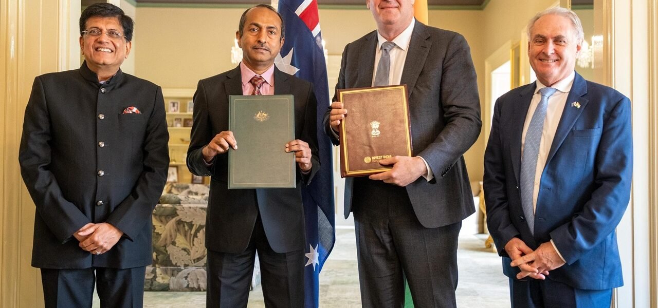 Union Commerce and Industry Minister Piyush Goyal announced the setting up of an office for trade promotion in Australia