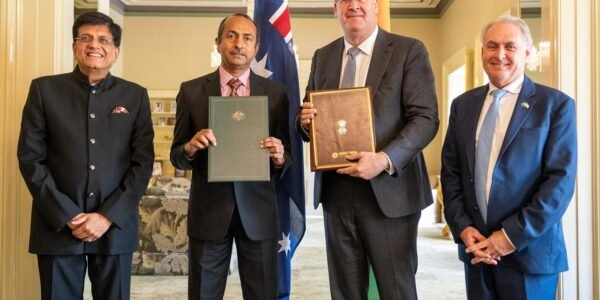 Union Commerce and Industry Minister Piyush Goyal announced the setting up of an office for trade promotion in Australia