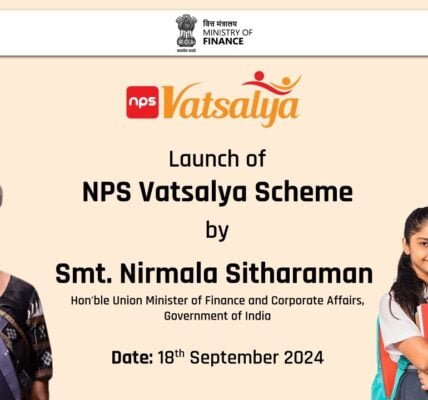 Union Finance Minister Nirmala Sitharaman will launch NPS Vatsalya Yojana on 18 September