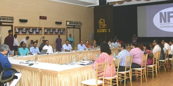 Union Information and Broadcasting Minister Ashwini Vaishnaw reviews major film institutes in Mumbai