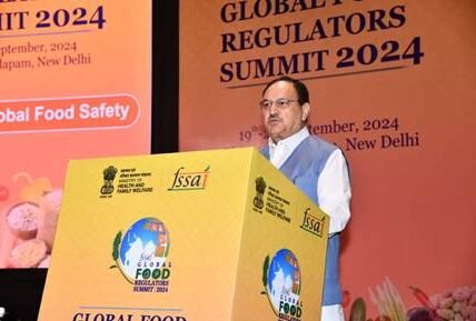 Union Minister JP Nadda inaugurates the 2nd edition of Global Food Regulators Conference 2024 organised by FSSAI