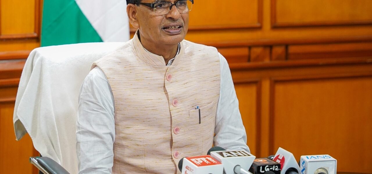 Union Minister Shivraj Singh Chauhan today held a press conference in Pusa, New Delhi regarding Prime Minister Narendra Modi's program in Jamshedpur