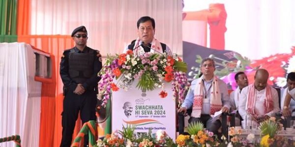 Union Minister for Ports, Shipping and Waterways Sarbananda Sonowal inaugurated the 'Swachhata Hi Seva' campaign from Dibrugarh