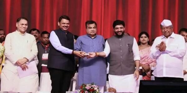 Union Minister for Road Transport and Highways Nitin Gadkari laid the foundation stone of two National Highway projects in Pune, Maharashtra