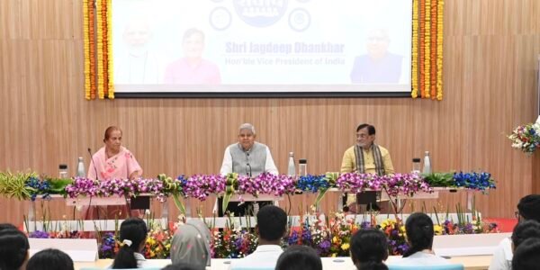Vice President Jagdeep Dhankhar addresses public function at Dokmardi Auditorium, Silvassa