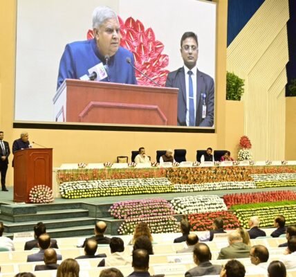 Vice President addresses function organised on World Tourism Day today at Vigyan Bhavan, New Delhi