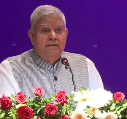Vice President addresses students at Rajasthan Central University, Ajmer