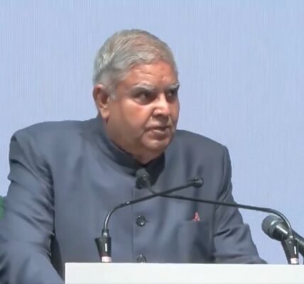 Vice President addresses the closing ceremony of fourth Global Re-Invest, 2024 in Gandhinagar