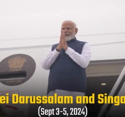 Visit to Brunei and Singapore will further strengthen India's partnership with both countries and the larger ASEAN region - PM Modi