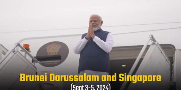 Visit to Brunei and Singapore will further strengthen India's partnership with both countries and the larger ASEAN region - PM Modi