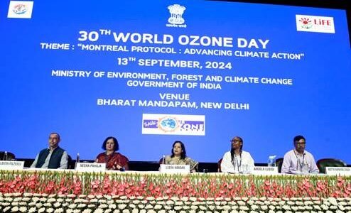 World Ozone Day 2024 was celebrated in New Delhi with the theme Montreal Protocol - Advancing Climate Action