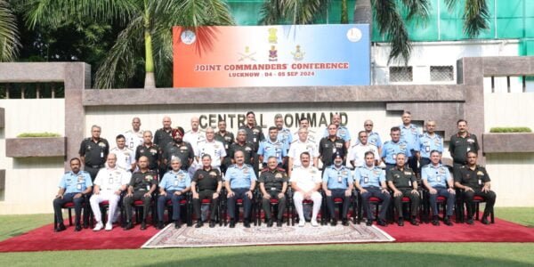 first Joint Commanders' Conference (JCC) under the theme 'Strong and Secure India Transforming Armed Forces' began in Lucknow