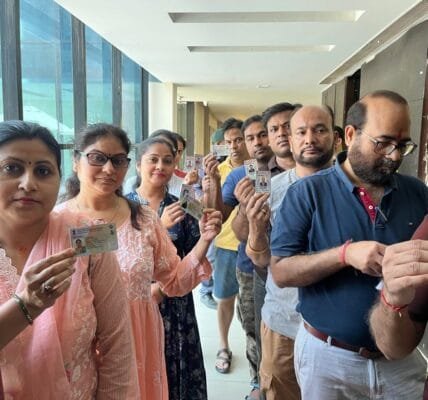 36.69% voting in Haryana assembly elections till 1 pm