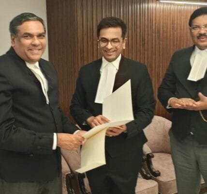 CJI DY Chandrachud formally proposes Justice Sanjiv Khanna as his successor