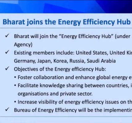 Cabinet approves India's participation in International Energy Efficiency Hub through signing of Letter of Intent