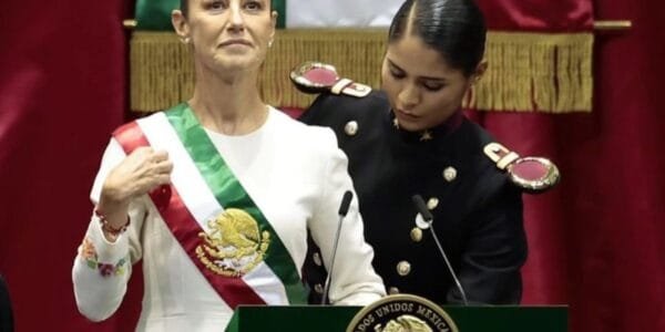 Claudia Sheinbaum sworn in as Mexico's first female president