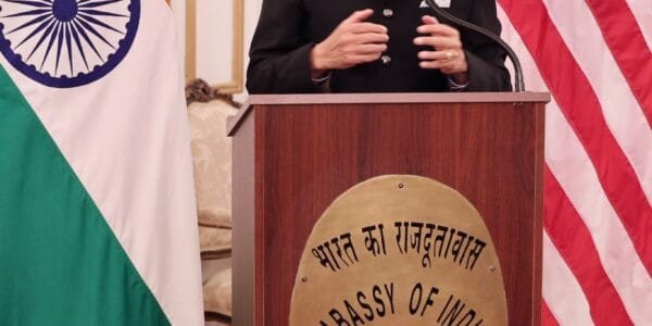 Commerce and Industry Minister Piyush Goyal interacts with leading businessmen and investors in New York