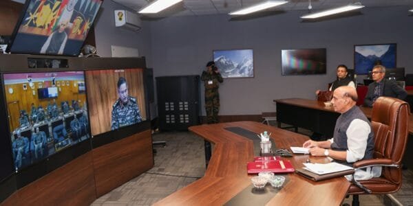 Defence Minister Rajnath Singh addressed senior military officers at the Army Commanders' Conference