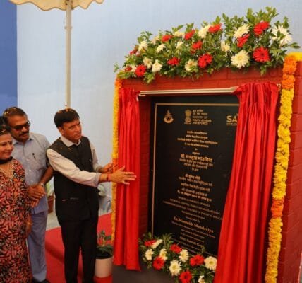 Dr. Mansukh Mandaviya inaugurates newly constructed 300-bed Girls Hostel at SAI RC LNCPE