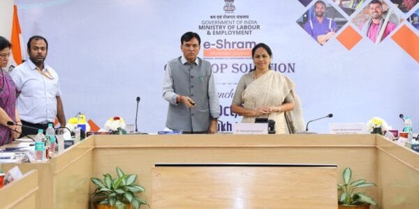 Dr. Mansukh Mandaviya launches 'e-Shram - One Stop Solution' for the welfare of unorganized sector workers