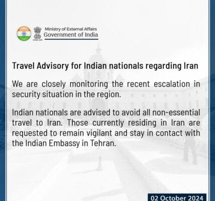 Foreign Ministry advises Indian citizens to avoid travelling to Iran