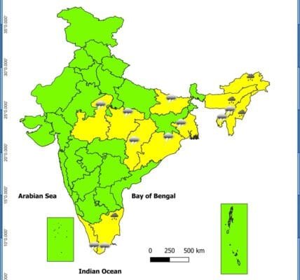 IMD predicted heavy rainfall at many places in the country