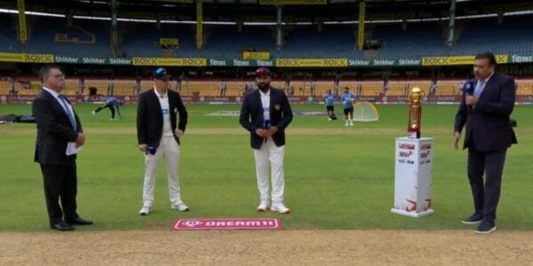IND vs NZ 1st Test India wins the toss and decides to bat first against New Zealand