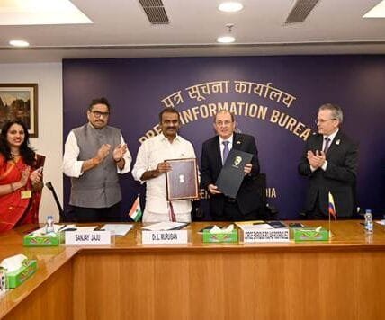 India and Colombia sign audio-visual co-production agreement to promote film co-production and cultural ties