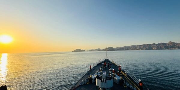 Indian Naval Ships Tir, Shardul and Indian Coast Guard Ship Veera arrived Muscat, Oman on Long Distance Training Deployment